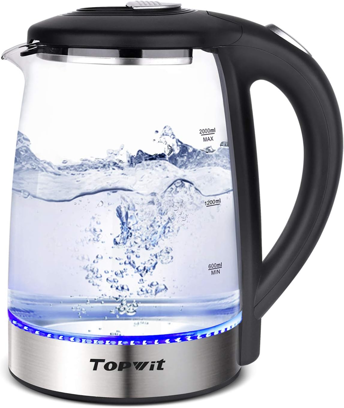 Electric Kettle Glass, Black