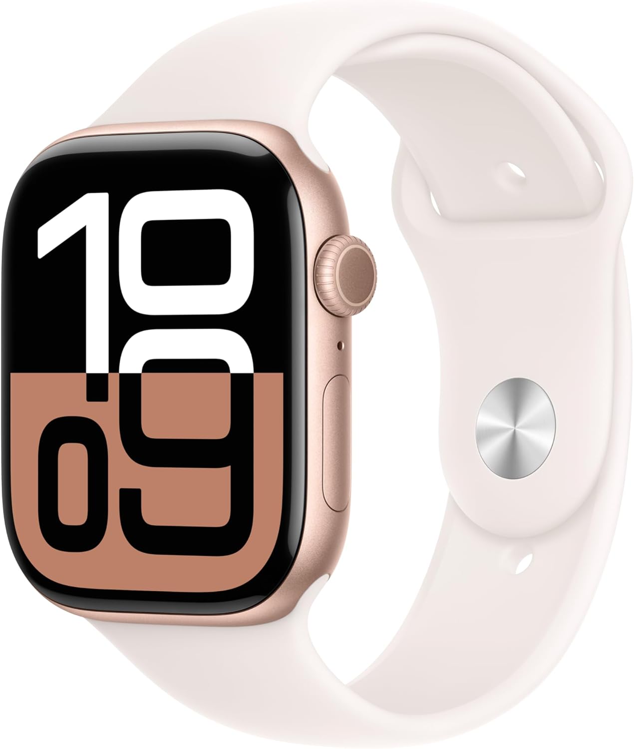 Apple Watch Series 10 Rose Gold Display
