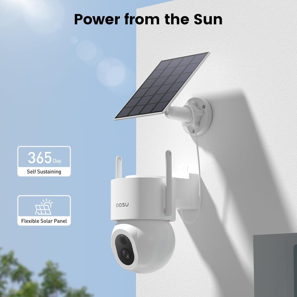 AOSU 360° Solar Security Camera&nbsp;Review