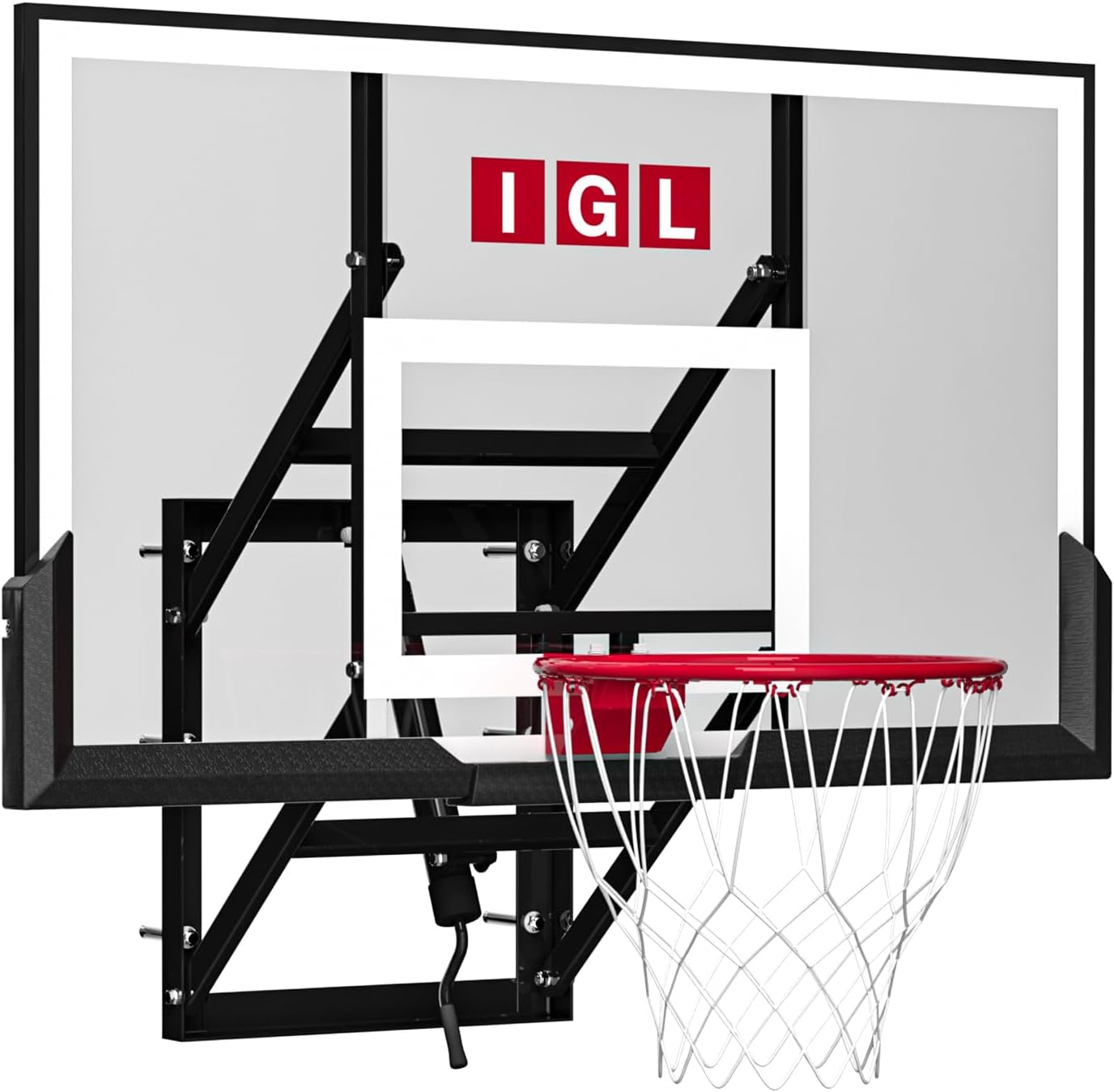 IGL Wall Mount Basketball Hoop front view