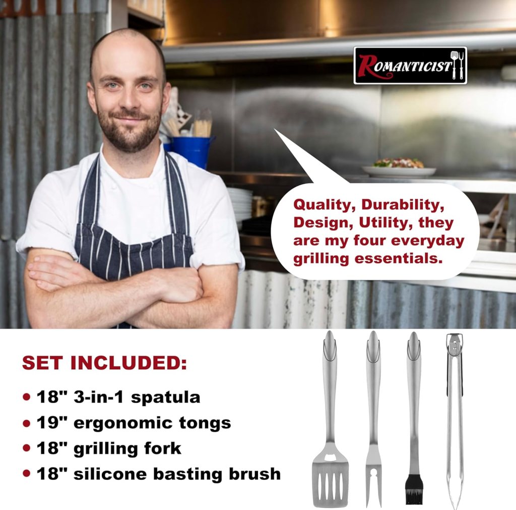 Buy ROMANTICIST BBQ Tools Set – 5% Off&nbsp;Today!